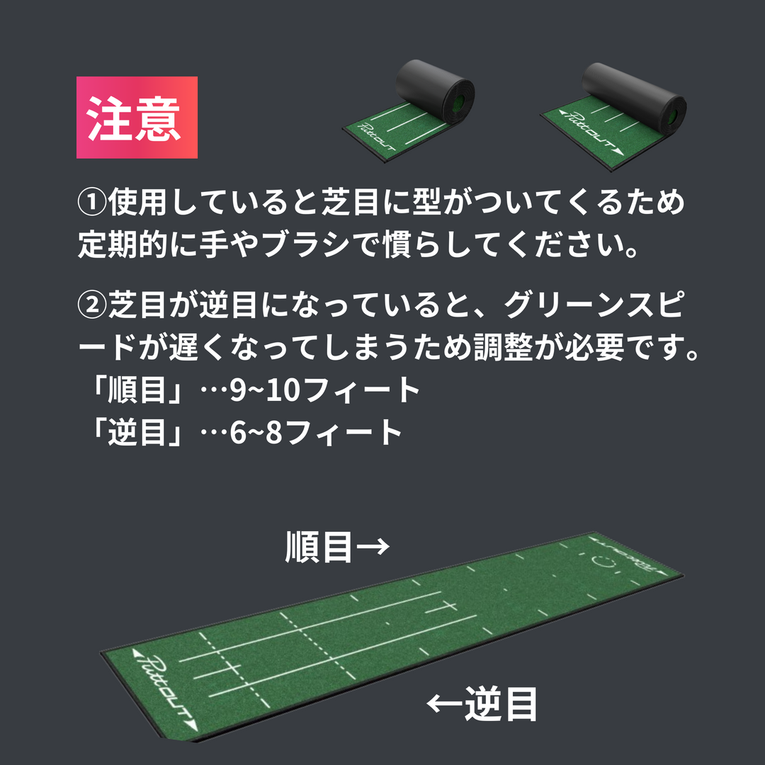 開封のみ』パットトレーナー ミディアムパターマットセット 開封のみ』パットトレーナー ミディアムパターマットセット