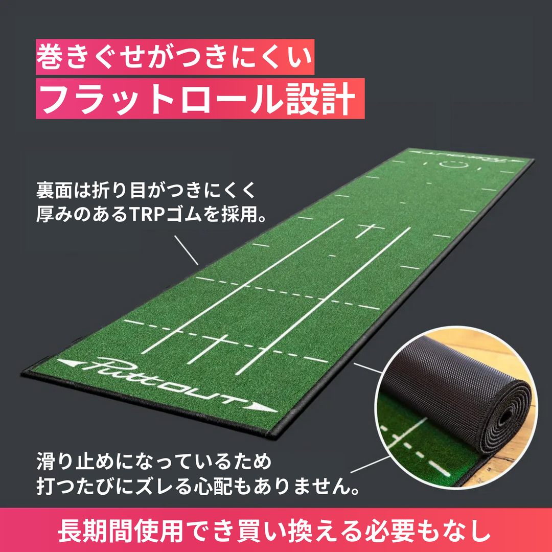 PUTTOUT 高級パターマット PuttOUT Putting Mat