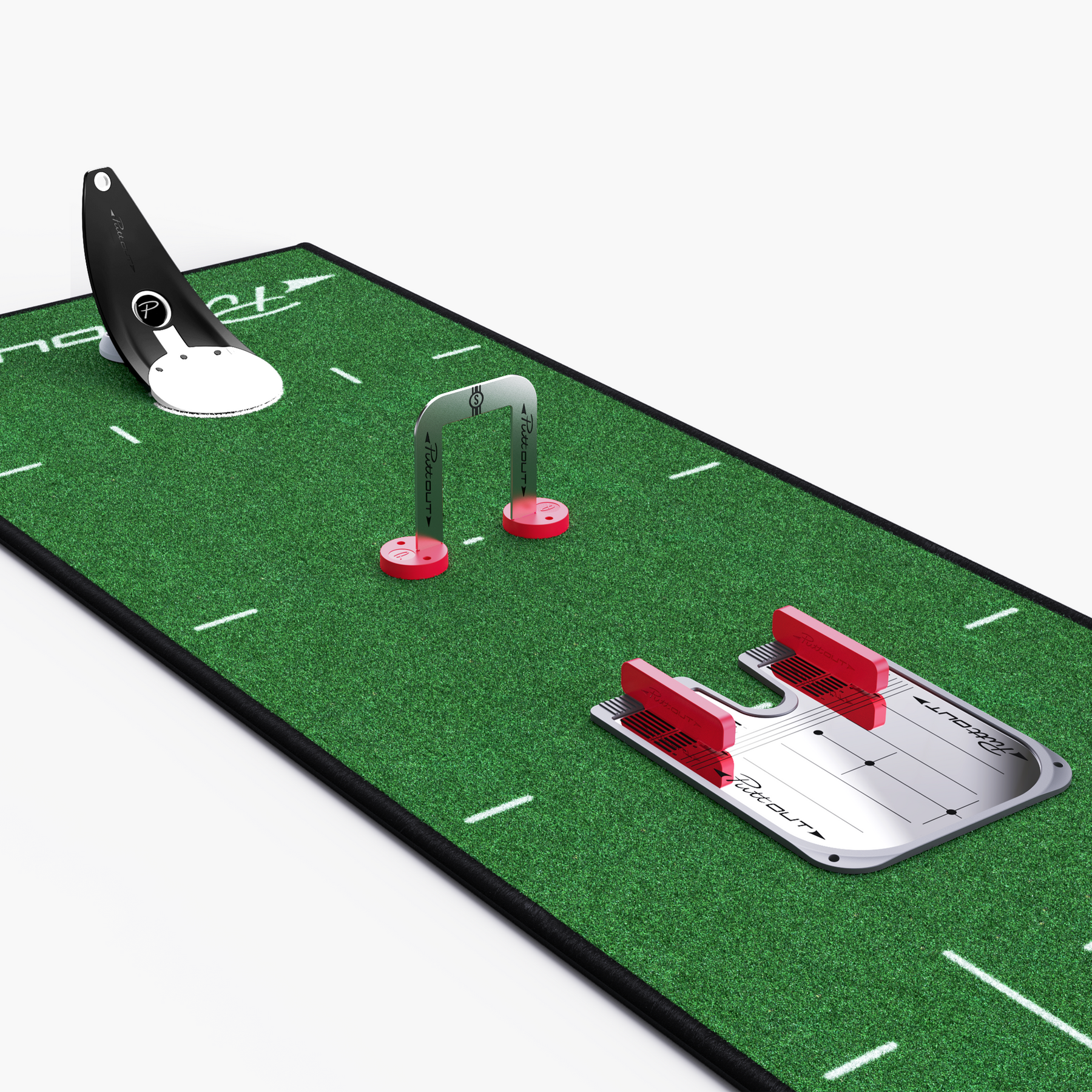 パットアウト puttout パッティングマットパター練習器具アカデミー パットアウト puttout パッティングマットパター練習器具アカデミー